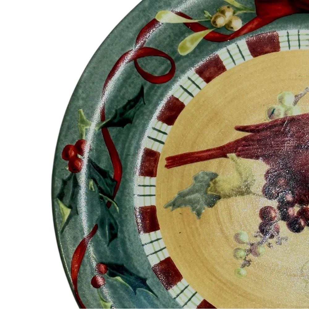Lenox Cardinal Winter Greetings Everyday Dinner Plate - Picture 10 of 11